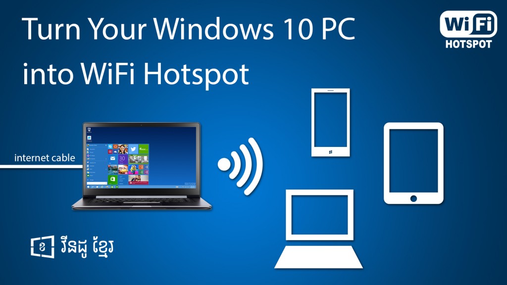 How to Create WiFi Hotspot on Windows 10 Without Softwares